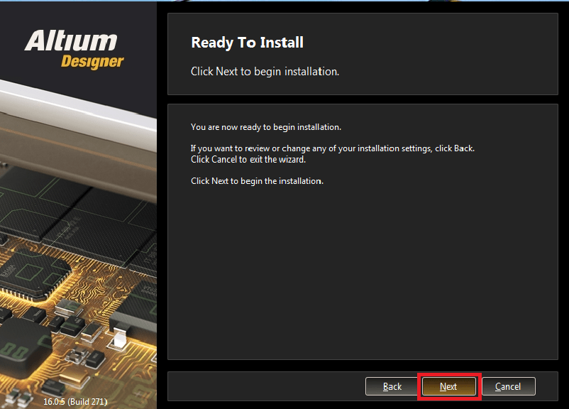 آماده شدن آلتیوم 2016 برای مراحل نصب