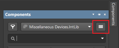 مسیر افزودن کتابخانه نرم افزار Altium Designer