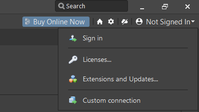 پنل مربوط به تنظیمات آلتیوم دیزینر جهت راه اندازی