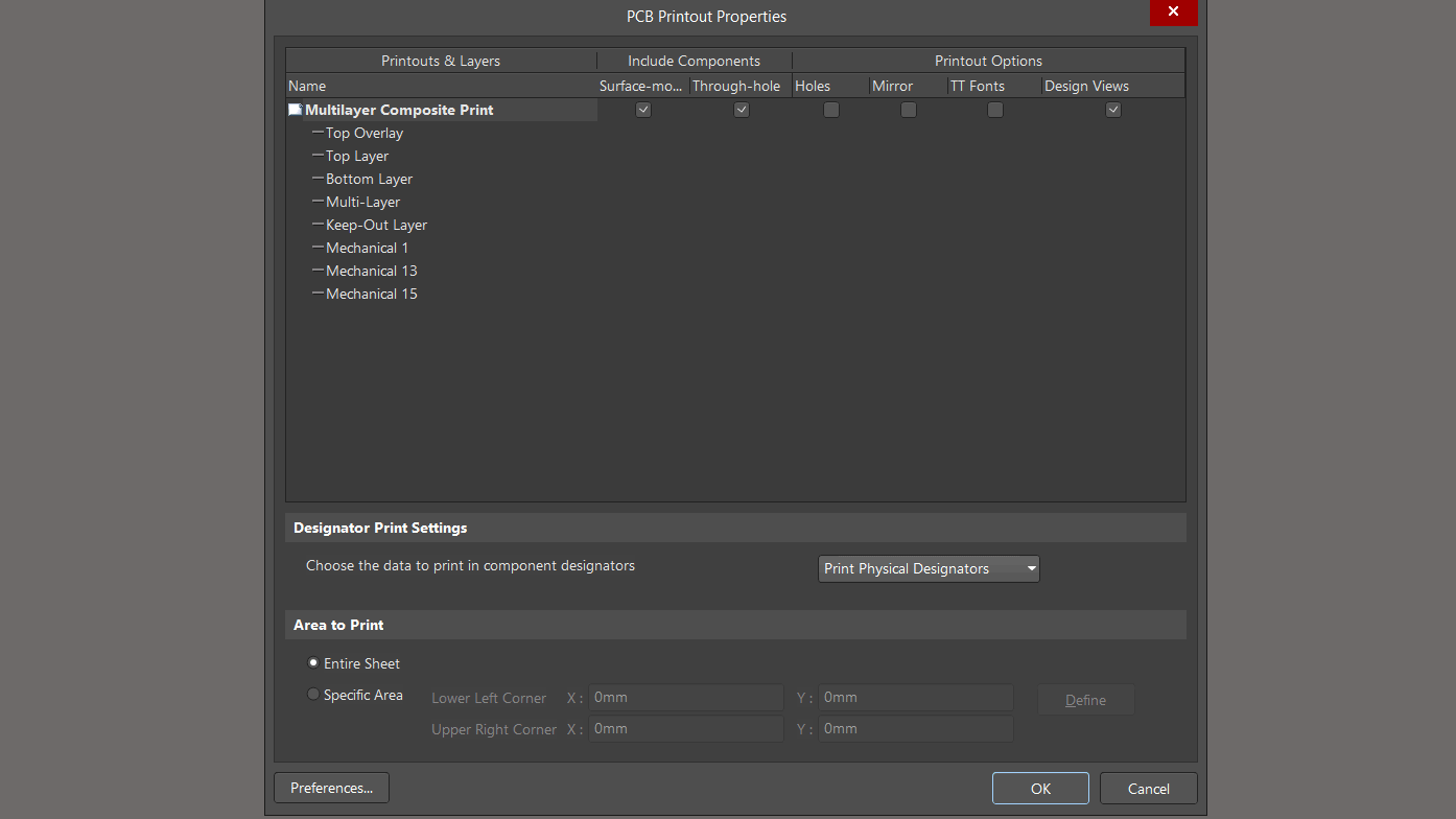 تنظیمات اولیه خروجی گرفتن از آلتیوم دیزاینر ساخت دسته