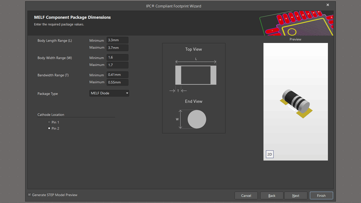 ساخت بدنه اصلی قطعه MELF