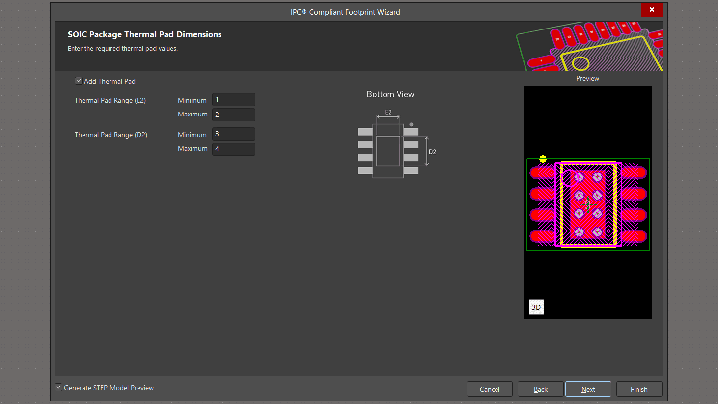 ساخت پد حرارتی فوت پرینت SOIC8