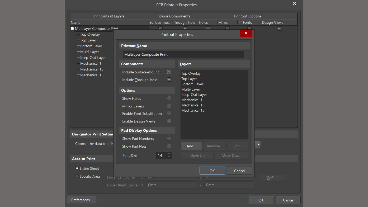 تنظیمات خروجی گرفتن از آلتیوم دیزاینر