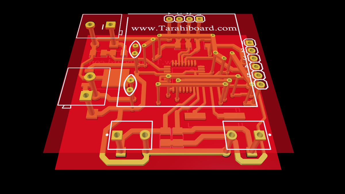 لایه ها در آلتیوم دیزاینر,نمای 3D آلتیوم دیزاینر