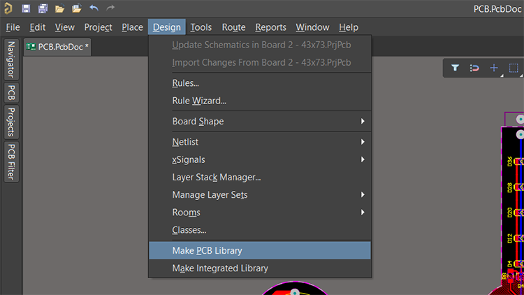 خروجی گرفتن فوت پرینت برای ویرایش دستهای کتابخانه آلتیوم دیزاینر