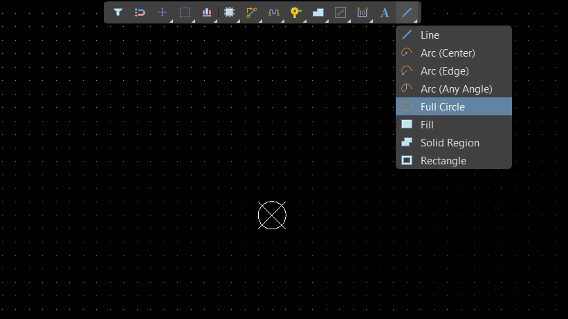 ساخت کادر برش برد PCB دایره‌ای با ابزار Full Circle