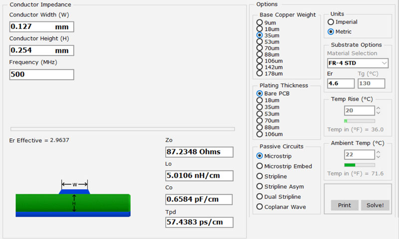 امپدانس یکی از محاسبات مهم PCB با نرم افزار PCB Toolkit