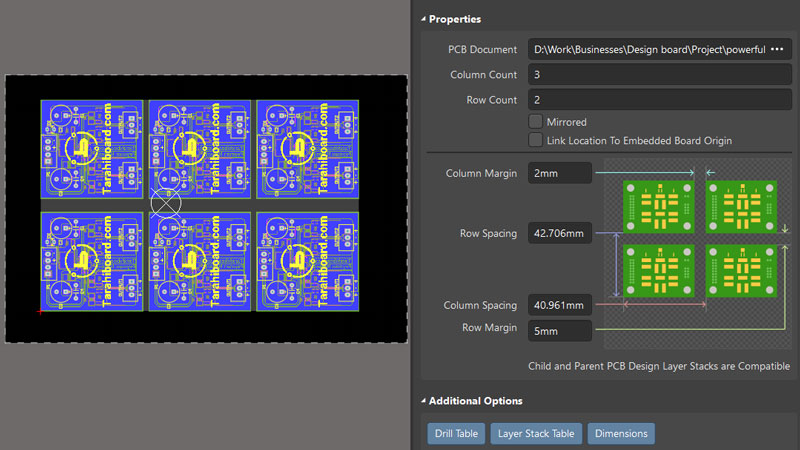 نمای PCB های چیده شده در آلتیوم دیزاینر,چینش PCB بدون به هم خوردن دیزایناتور ها