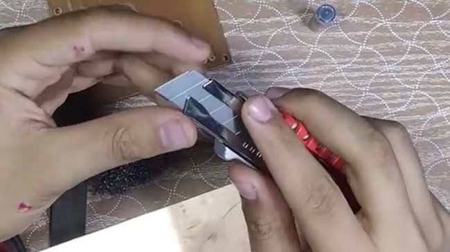 پشت کاتر برای برش فیبر مدار چاپی