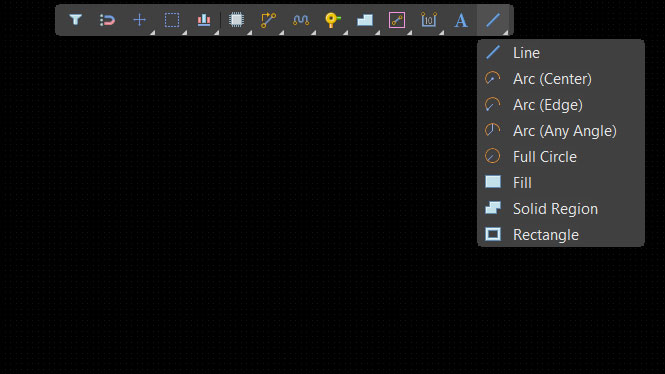 ابزارهای رسم در محیط PCB