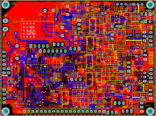 طراحی برد اسکنر 8 سنسور سفارش آقای کریمی از تبریز